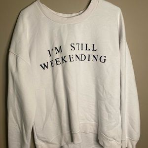 I’m still weekending sweater